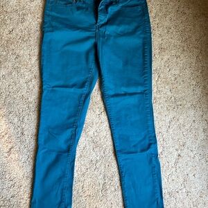 Teal Skinny Jeans